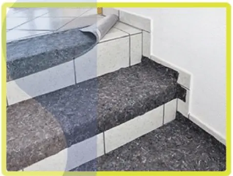 Ứng dụng trải bảo vệ cầu thang