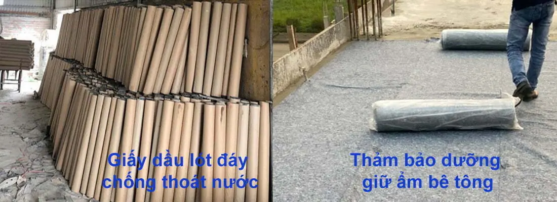 Vật liệu bảo dưỡng giữ ẩm cho bê tông